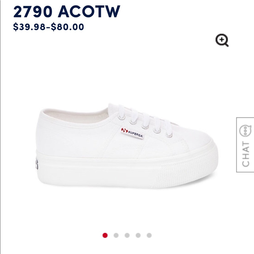 White Superga 2790 ACOTW (platform sneakers)